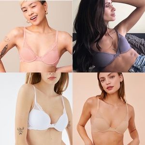 Bundle of Four Pepper Bras 💕 34A + 32B